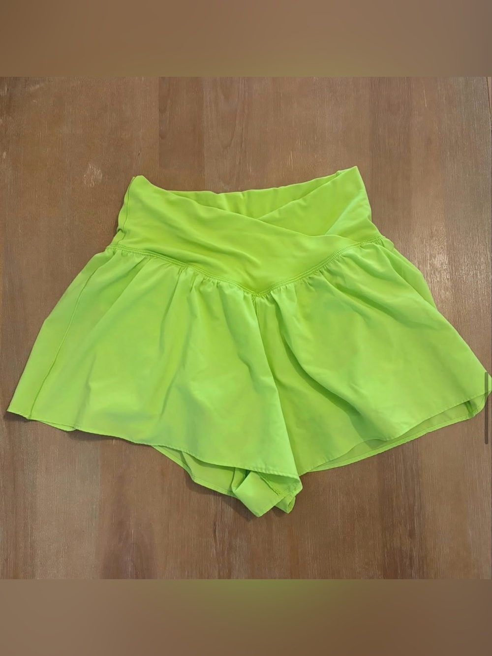 Aerie Neon Green Athletic Shorts